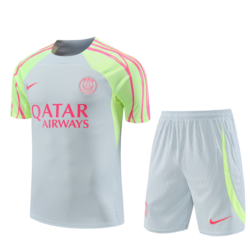 AAA Quality PSG 23/24 Grey/Pink Training Kit Jerseys